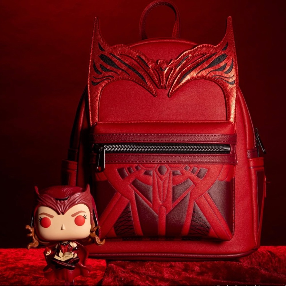 Loungefly- Marvel Wandavision Scarlet Witch Mini Backpack - Picture 6 of 6